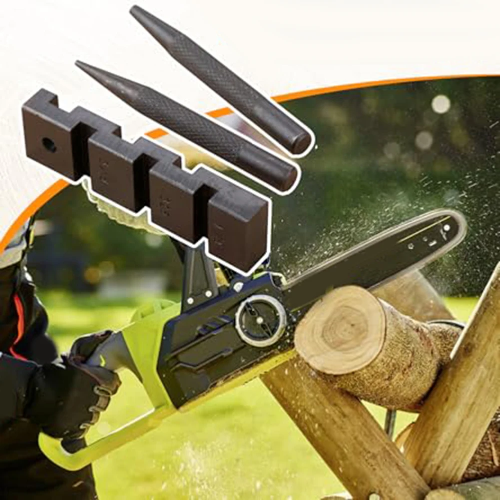 Portable Chain Fixer Pocket Chainsaw Breaker Essential Components Included Black For Garden Work For 14 Pitch Chain