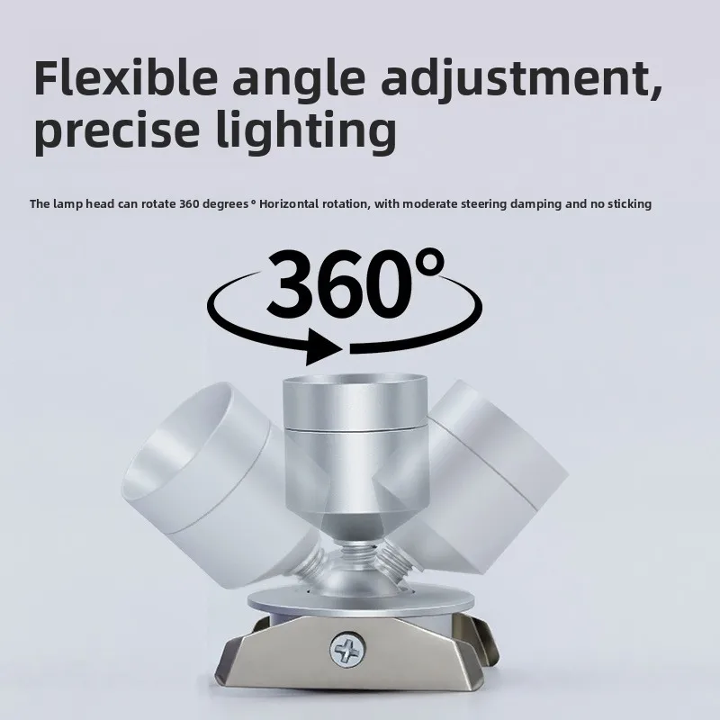 LED small spotlight 12V spotlight decorative light wine cabinet cabinet jewelry lighting surface mounted concealed cabinet