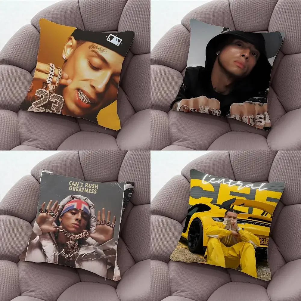 

Central Cee Uk Rapper Pillow Case Pillow Case Living Room Sofa Cushion Cover Suitable For Home Bedroom Room Decoration