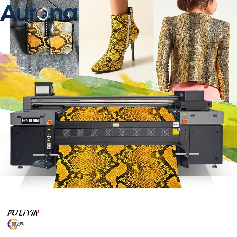 【Industrial】For Outdoor/Indoor Ricoh UV Hybrid Roll-to-Roll Flatbed Printer 1.9m 1.8m I3200U1 Flex Car Film Guitar Printer