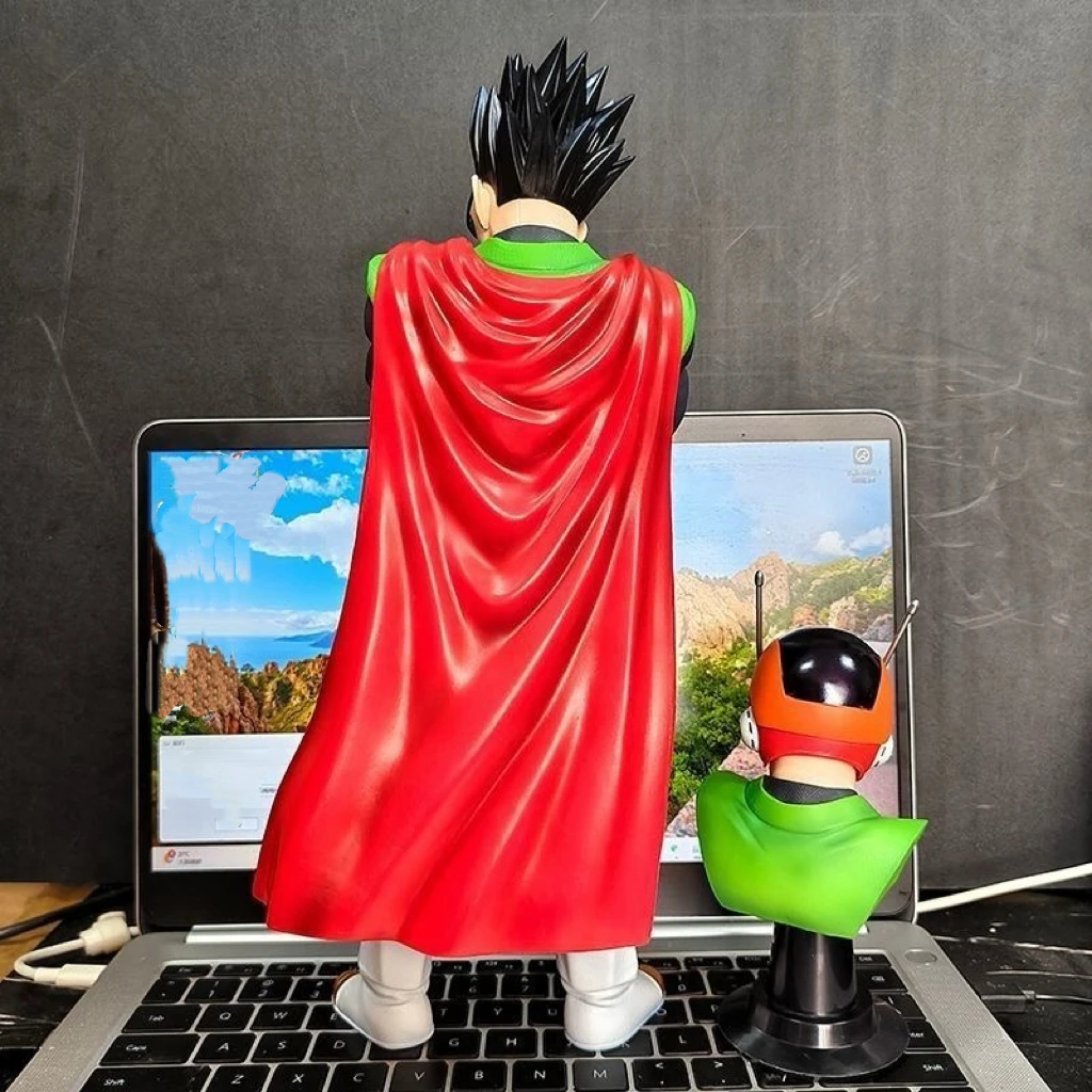 33 cm Dragon Ball Anime Periferico Son Gohan Super Saiyan Action Figures Collezione Saiyaman Modello in PVC Decorazione da scrivania Giocattoli Regali