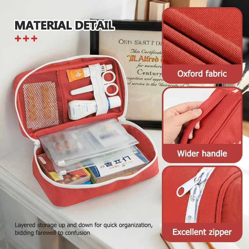 รถแบบพกพาชุดปฐมพยาบาลกระเป๋าเด - First Aid Bag Kit บทวิจารณ์และราคา