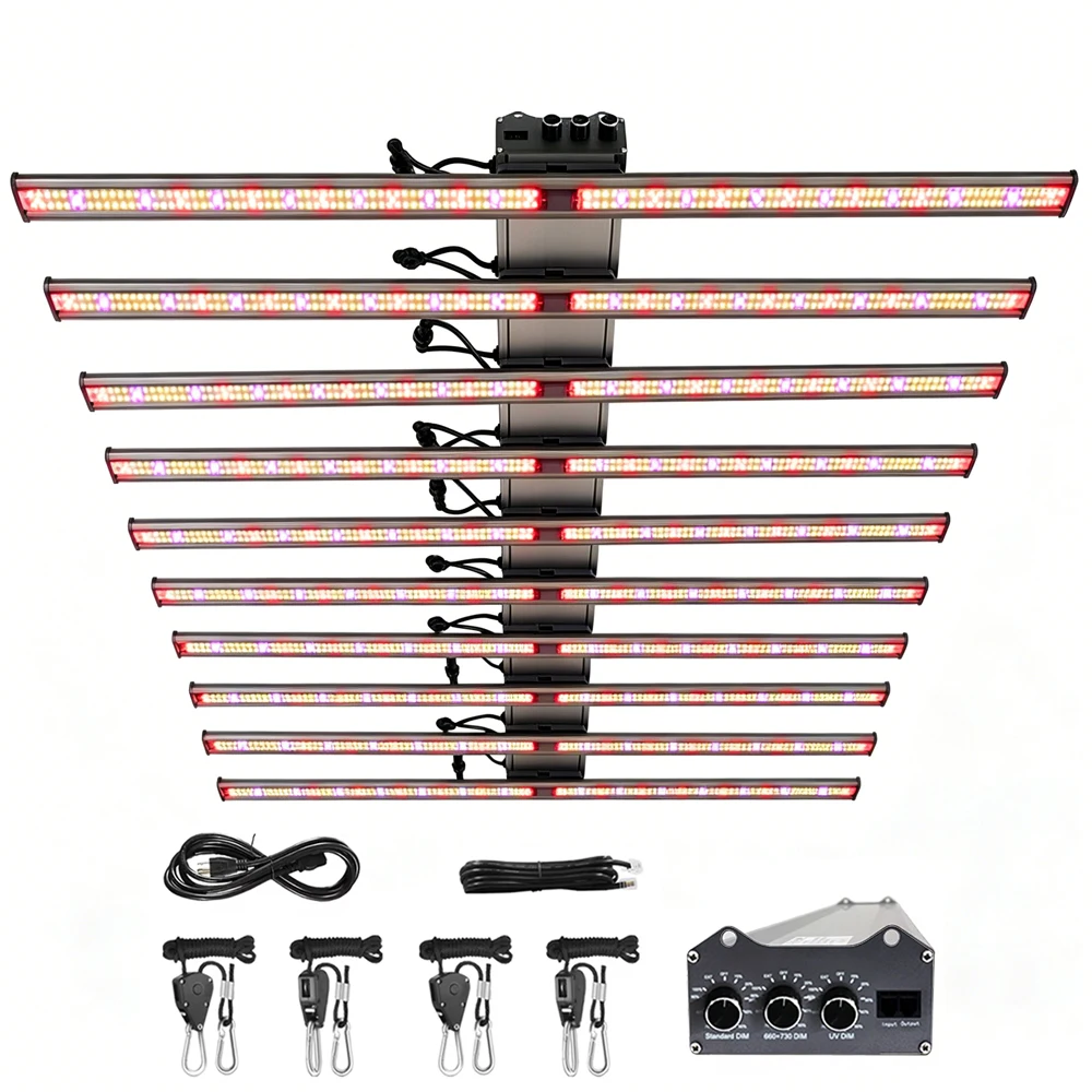 مصباح LED للنمو بالطيف الكامل - مراجعة Led Grow Light 1000W Full Spectrum وسعره