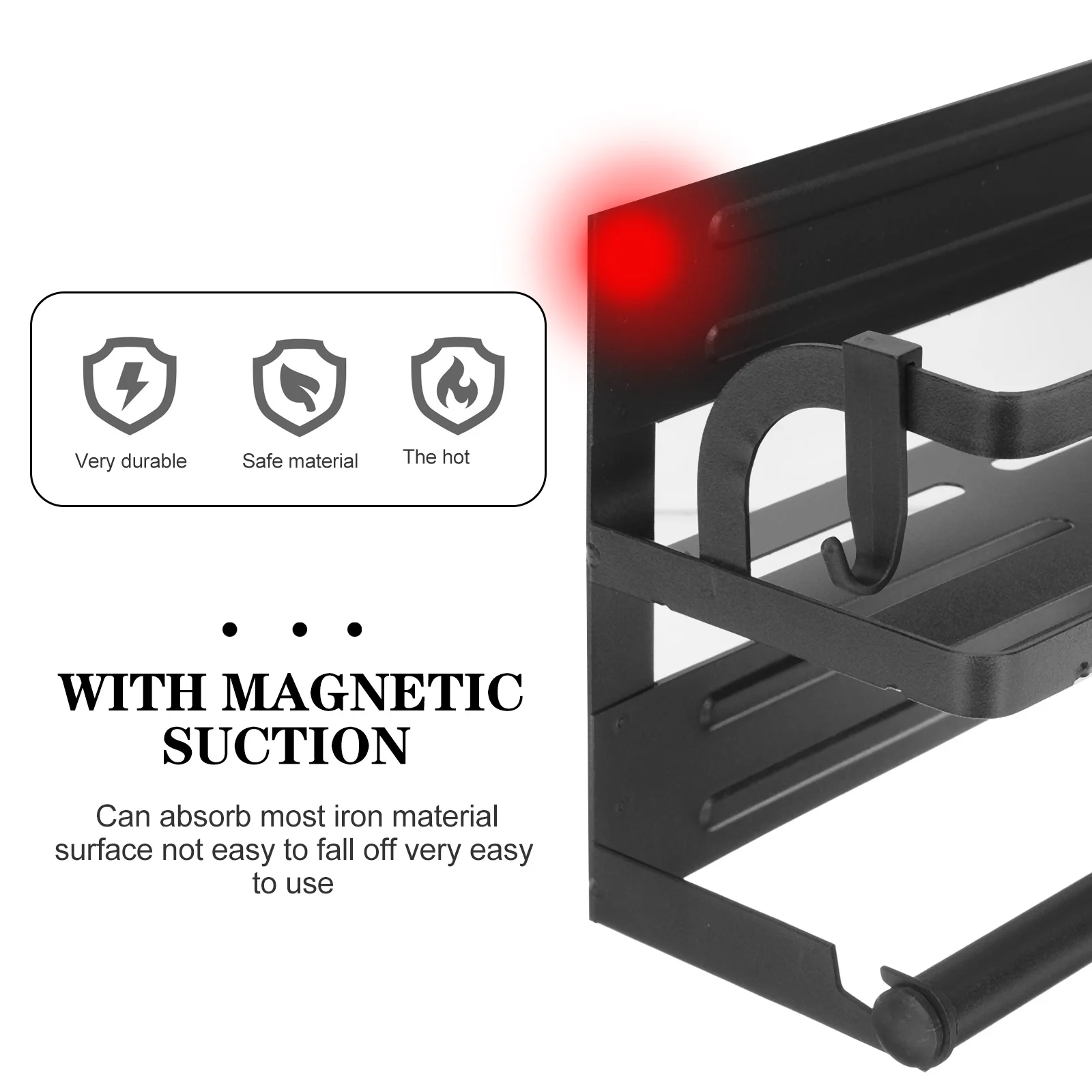 

Magnetic Spice Organizer Fridge Storage Shelf Convenient Family Life Kitchen Closet Bathroom Hall Magnetic Spice Rack