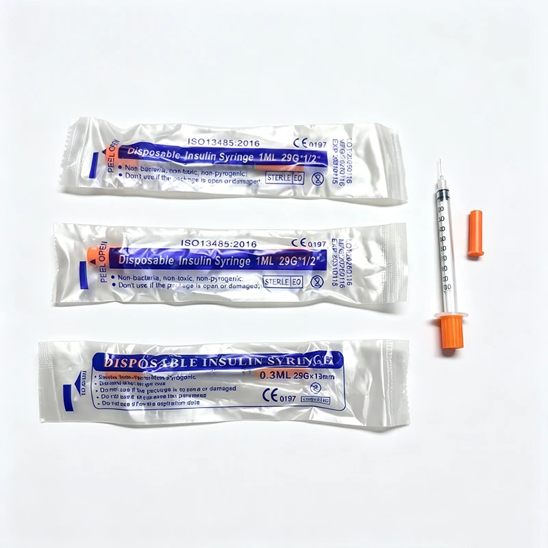 200/300pcs 29G disposable syringe with needle Disposable sterile syringe Poultry livestock syringes 0.3ml/0.5ml/1ml