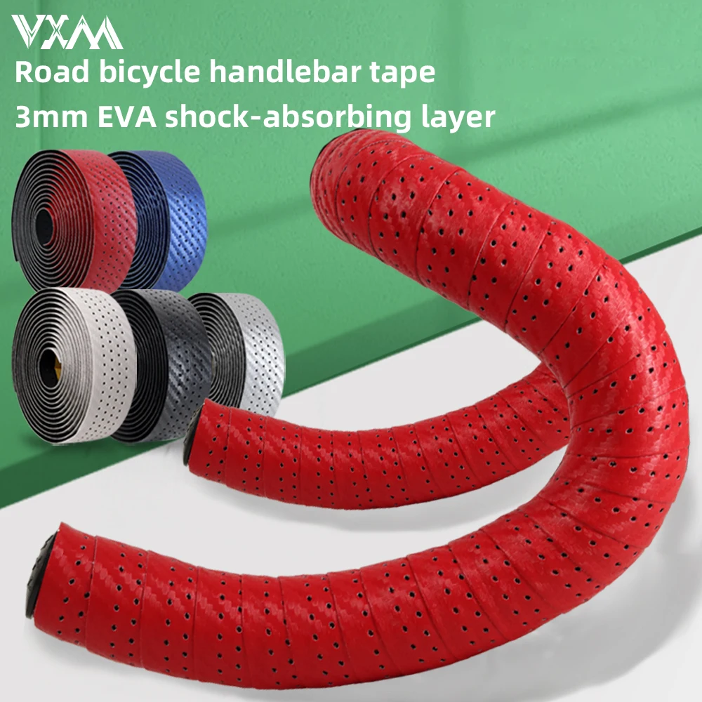 

MOTSUV Bike Handlebar Strap breathable Shock Absorbing Road Bicycle Handlebar Tape ar Tape Tape PU+EVA Anti-slip Accessories