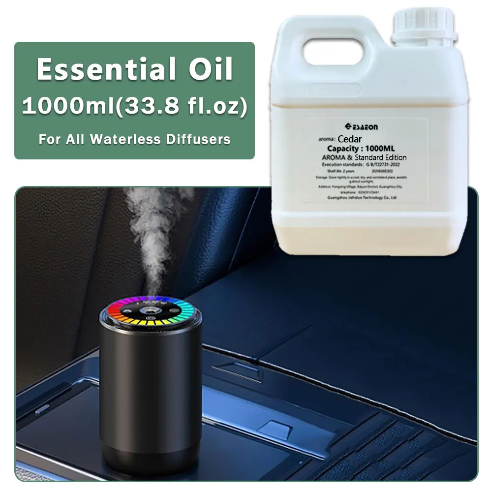 ESAEON Essential Oil, For All Waterless Aromatherapy Machines,Hotel Aroma Machine Oil, Wild Bluebell, Cedar - 1000ML(33.8 fl.oz)