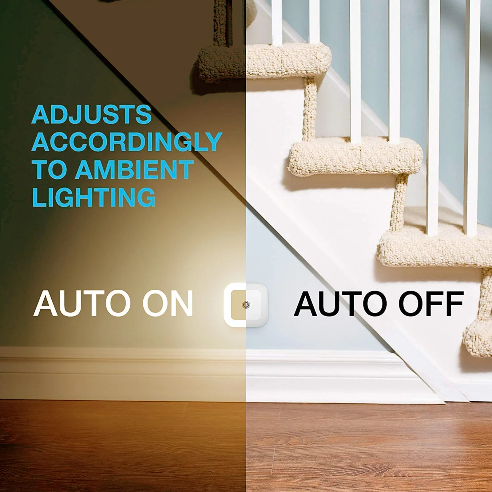 

6Pcs Night Lights Plug Into Wall Calming Light for Bedrooms Corridors Kitchens Night Light Bedroom Accessories