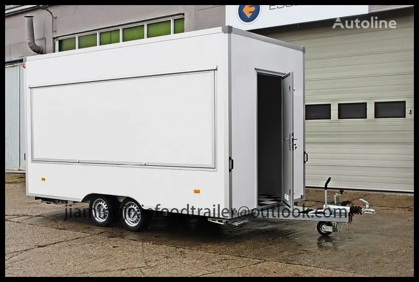 

China Manufacturer Street Mobile Coffee Shop square Food Trailers Fully Equipped Mobile Fast Food Truck for Sale