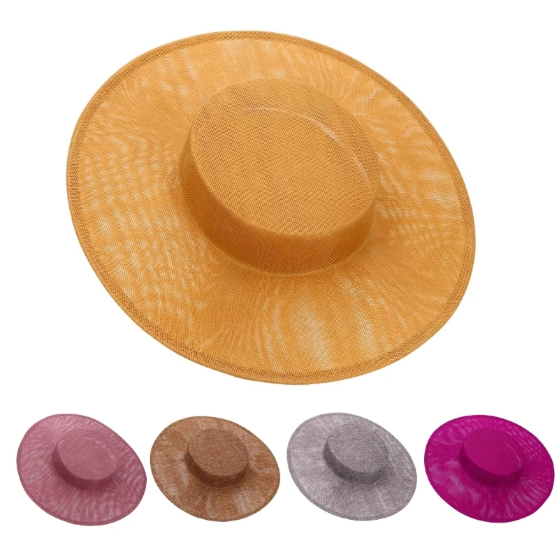 

32cm Plain Color Trend Fascinator Hat Base for Women French Fascinators Banquets Hats for Banquets Versatility Hat Base