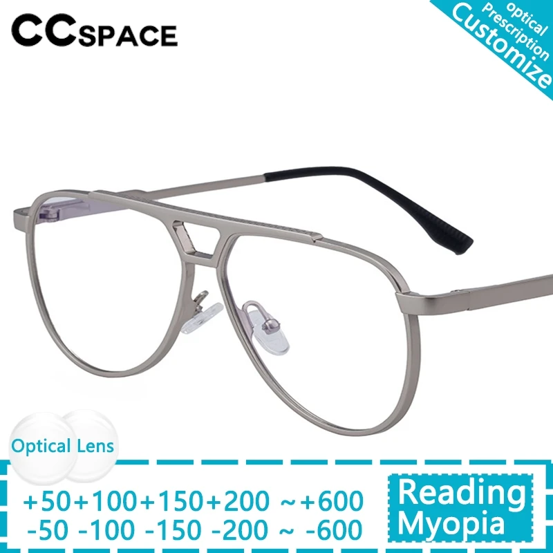 

Classic Pilot Myopia Glasses Men Luxury Metal Frame Clear Blue Light Blocking Eyewears High-definition Computer Goggle UV400