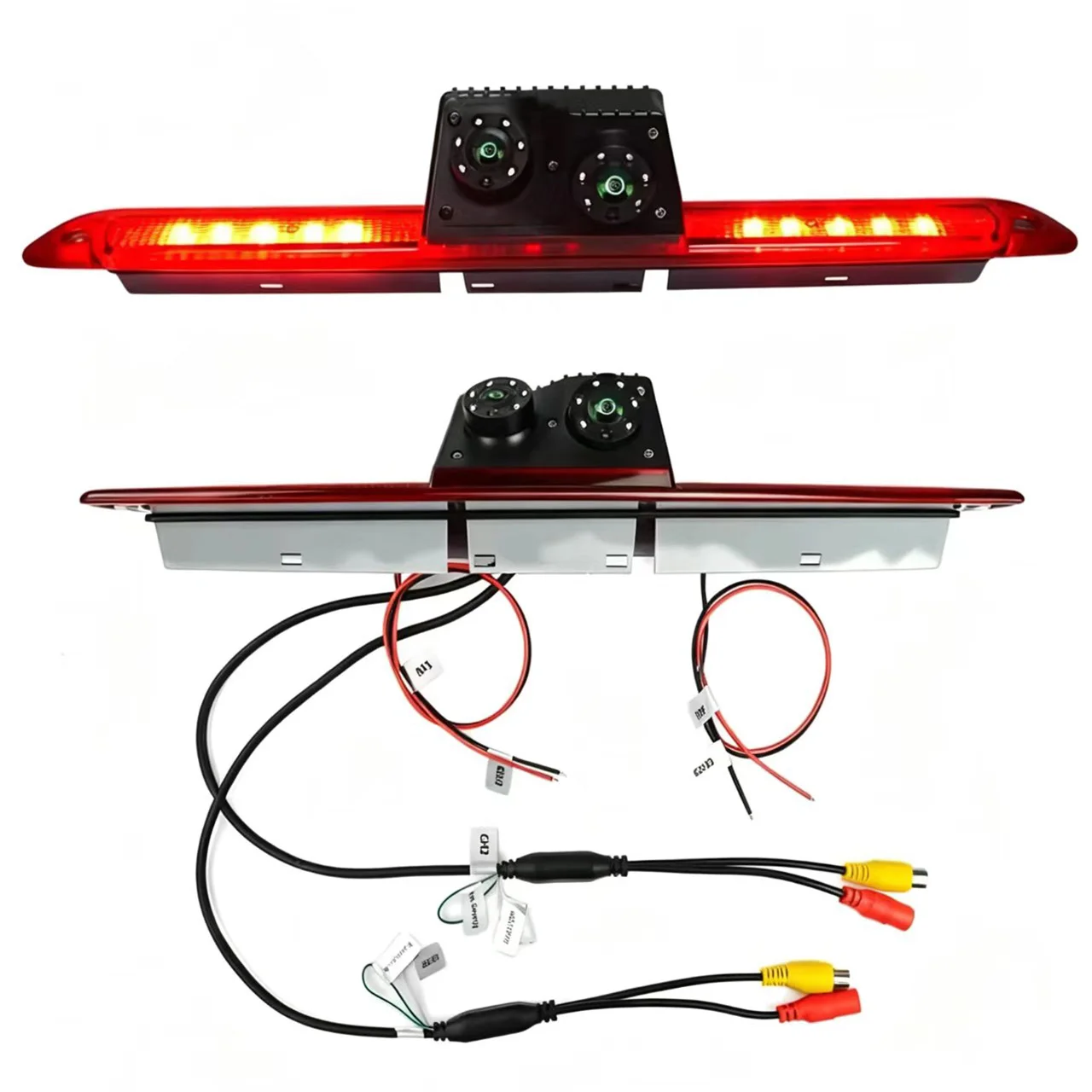 Dual Lens Brake Light HD Reversing Camera for Mercedes Sprinter 906 907 VW MK1 Van Twin Adjustable Angle Lens Camera