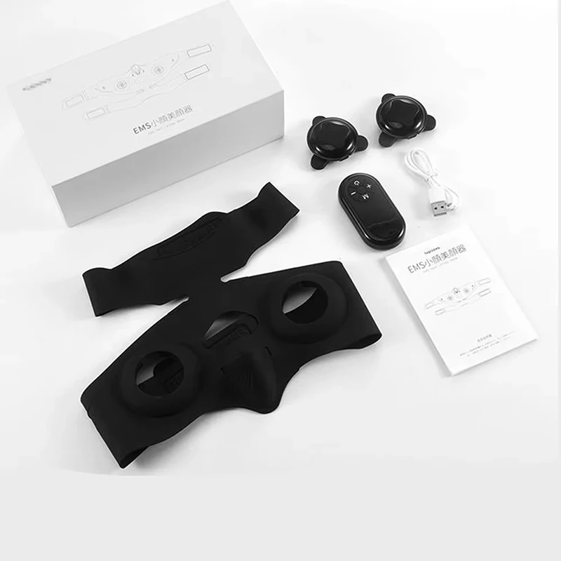 Double Chin Reducer Chin Lifting Belt Sagging Skin Face Lift V Shaped Contour Tightening Strap Anti-Wrinkle ChinUp Beauty Device