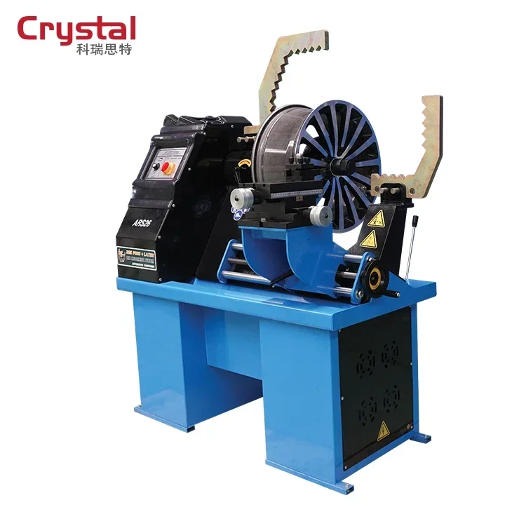 CRYSTAL Rim Straightening Machine With Lathe turning tool for alloy wheel repair ARS26L