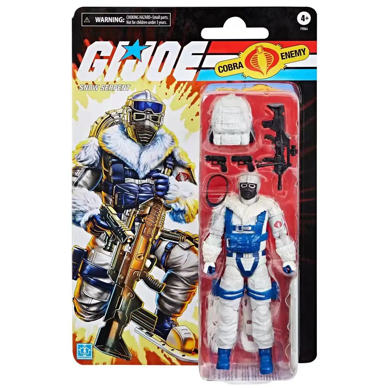 In Stock Original Hasbro G.i. Joe Classified Series Retro Cardback Cobra Snow Serpent Anime Figure Action Figure Model Toys Boys