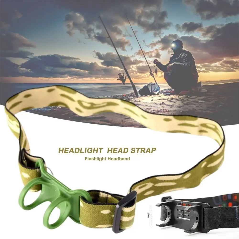 

2025 Belt Headlight Head Strap Head Mount Holder 18650 Flashlight Headband Headlight Headlamp Head Straps Torch