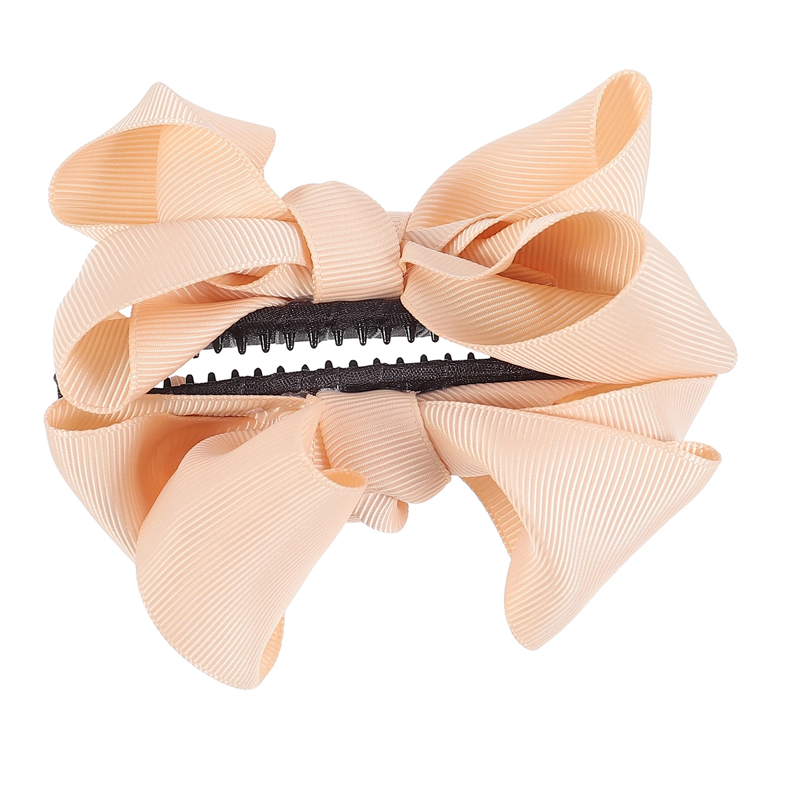 

Bow Hairpin Barrette Ponytail Holder Toothed Clip Banana Bowknot Headwear Clamp Elegant Hairstyle Tool For Women Portable Simple