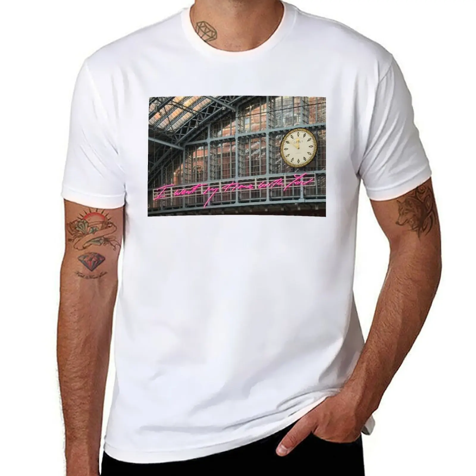 

I Want My Time With You T-Shirt cotton t shirts man 100% t shirt for man 100 percent cotton T-Shirt