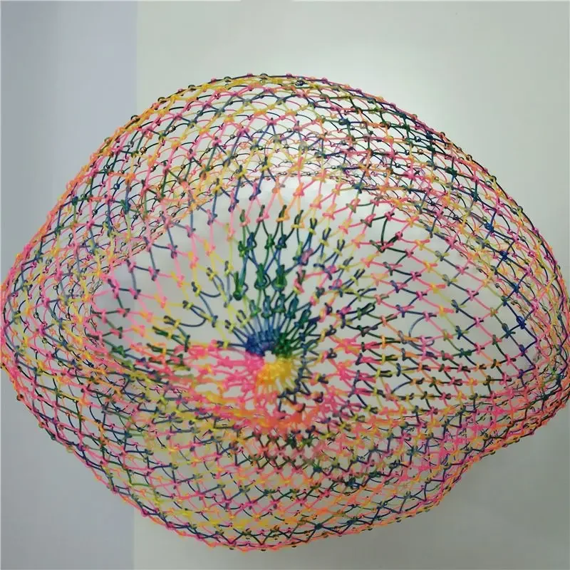 Fishing Net Collapsible Rhombus Mesh Hole Depth Folding Nylon Dip Net Fishing Carp Net