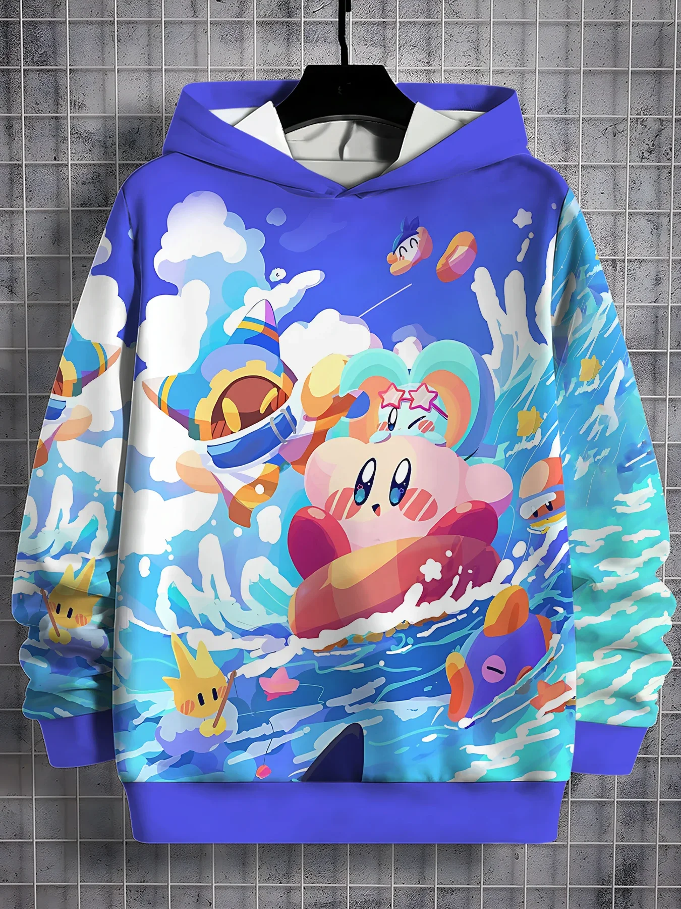 3D Print Cartoon Games K-KirbyS All Seasons Children Casual Sweatshirt Cool Pullover Tops Unisex Clothes Boy Girl Hoodies