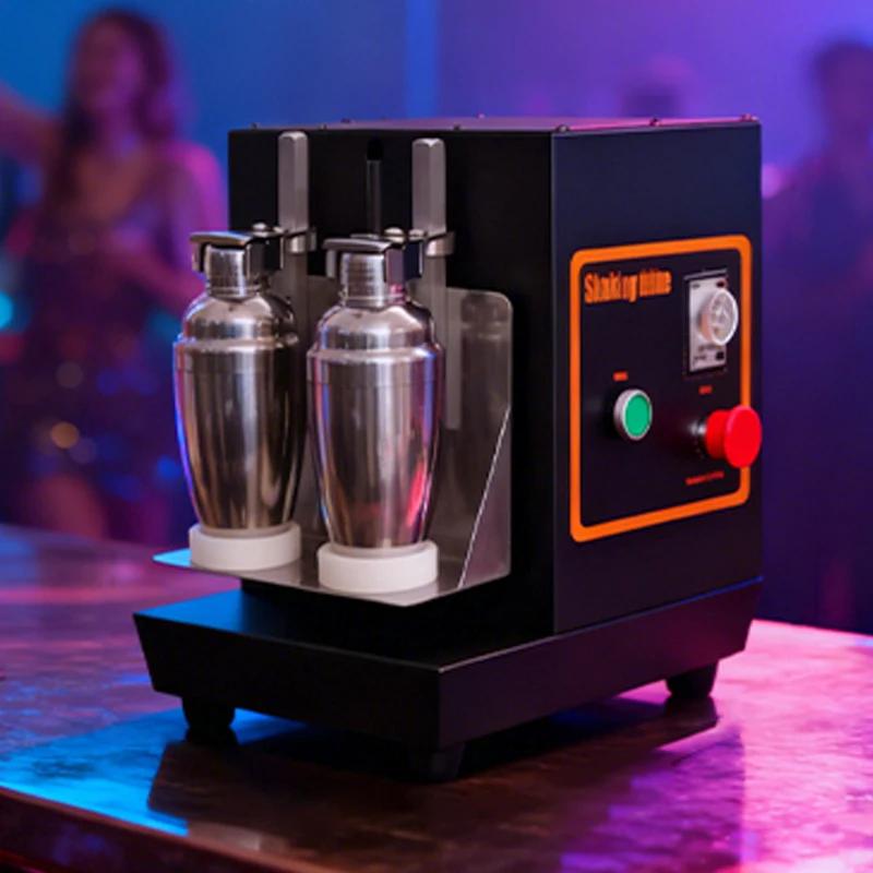 

Машина для встряхивания чая с молоком с двойной головкой, коммерческий шейкер для коктейлей, 220 В, 40 Вт, блендер, миксер для вспенивания молока, бытовая техника