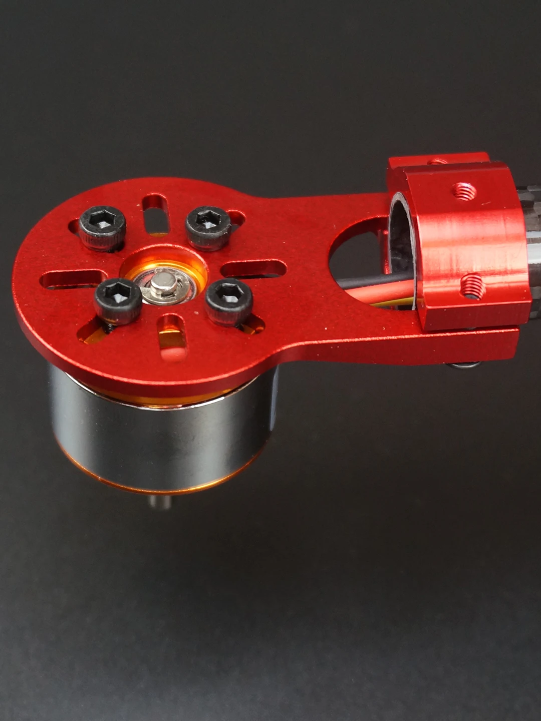 CZ CNC Frame kit Four axis Six axis Motor Base 12mm 16mm 18mm Carbon Fiber Tube Arm Motor Carbon tube motor base