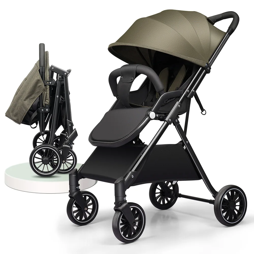 Coches Para Bebes. Simple Stroller Baby Pram 2023 Lightweight Foldable Baby Stroller Carriage