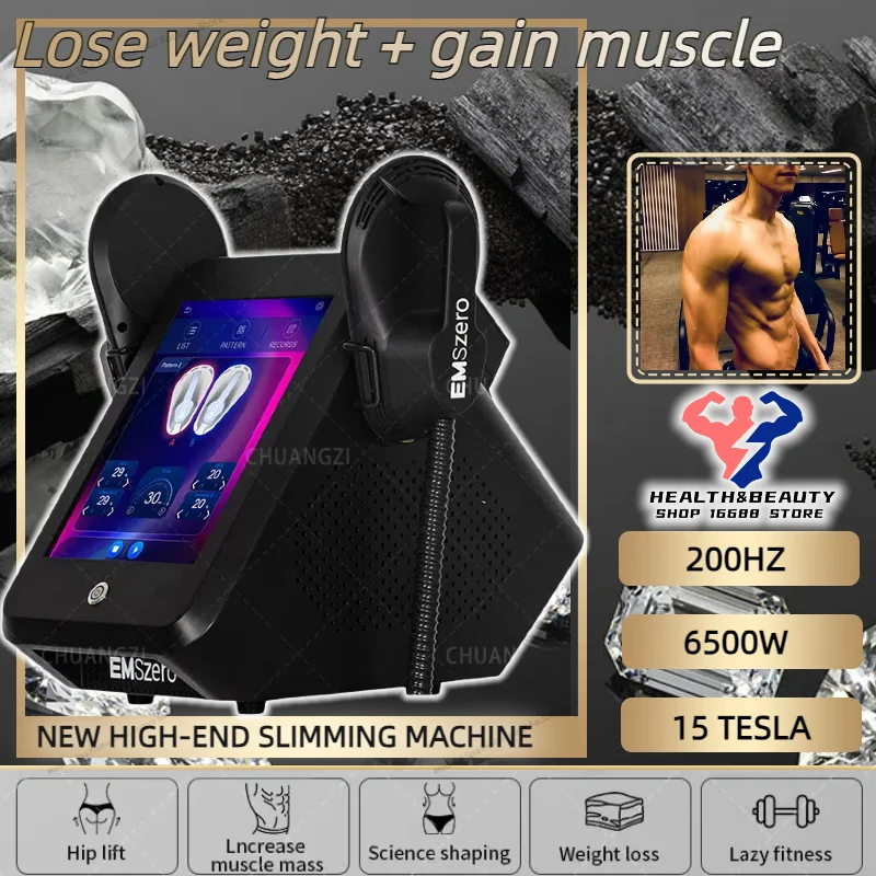 

2024 Emszero 6500w Portable NEO Professional Electromagnetic Stimulation Fitness Equipment Nova Rf Muscle EMS