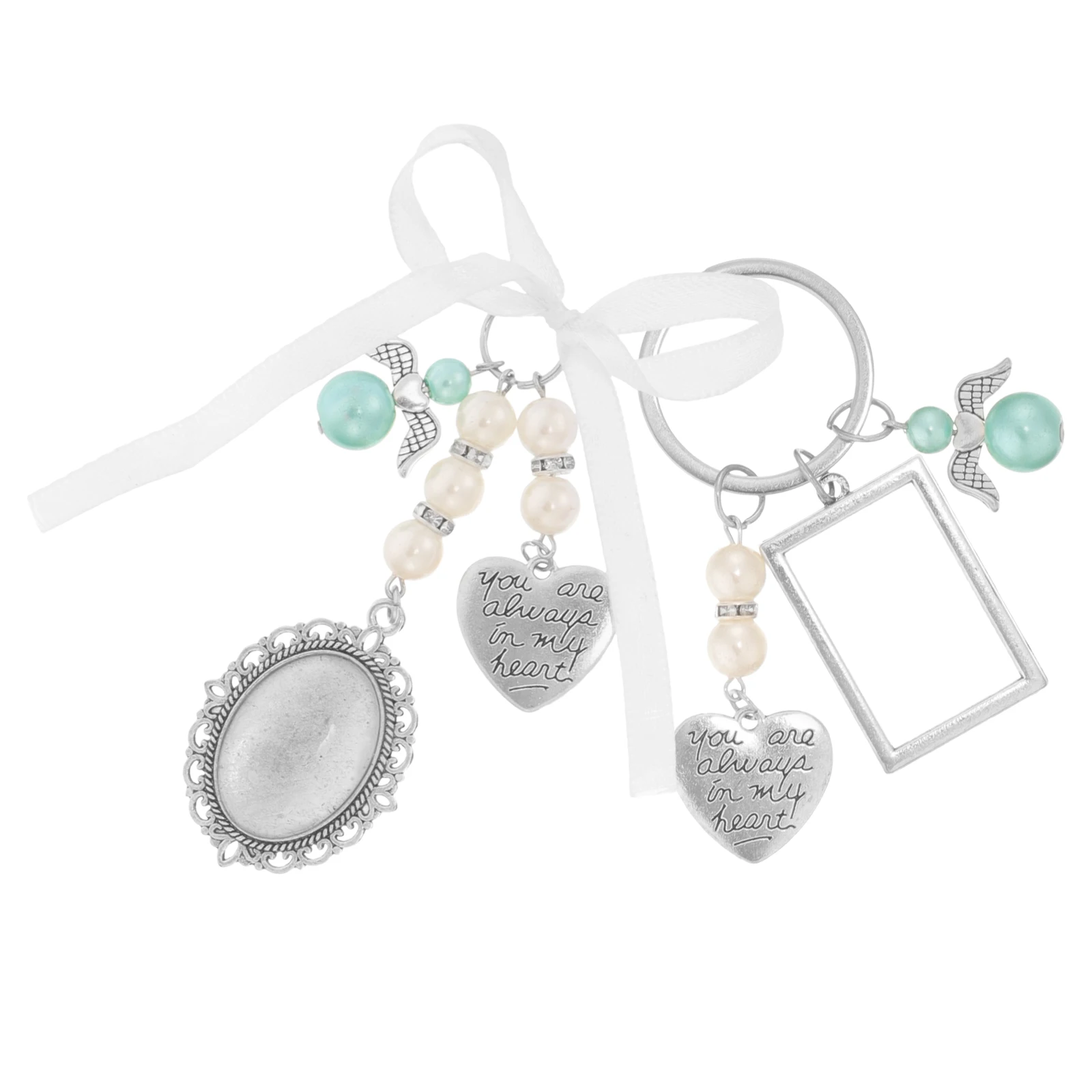 

2pcs Gem Holder Pendant Wedding Bouquet Photo Charm Sturdy Metal Frame DIY Picture Charm for Bracelet Necklace Jewelry