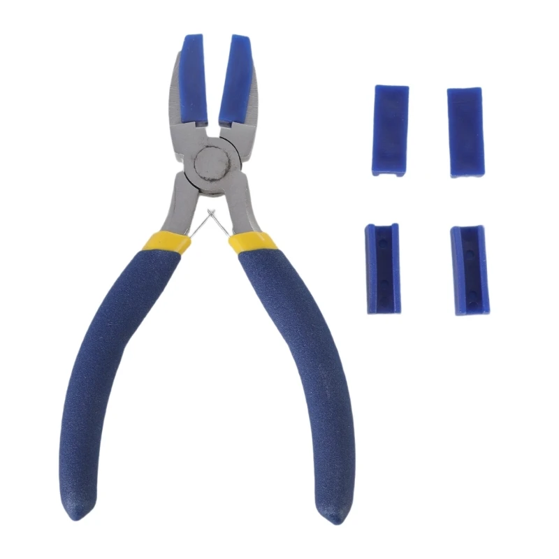 

Plastic Flat Nose Pliers Comes with 2 Plastic Jaws for Home Use