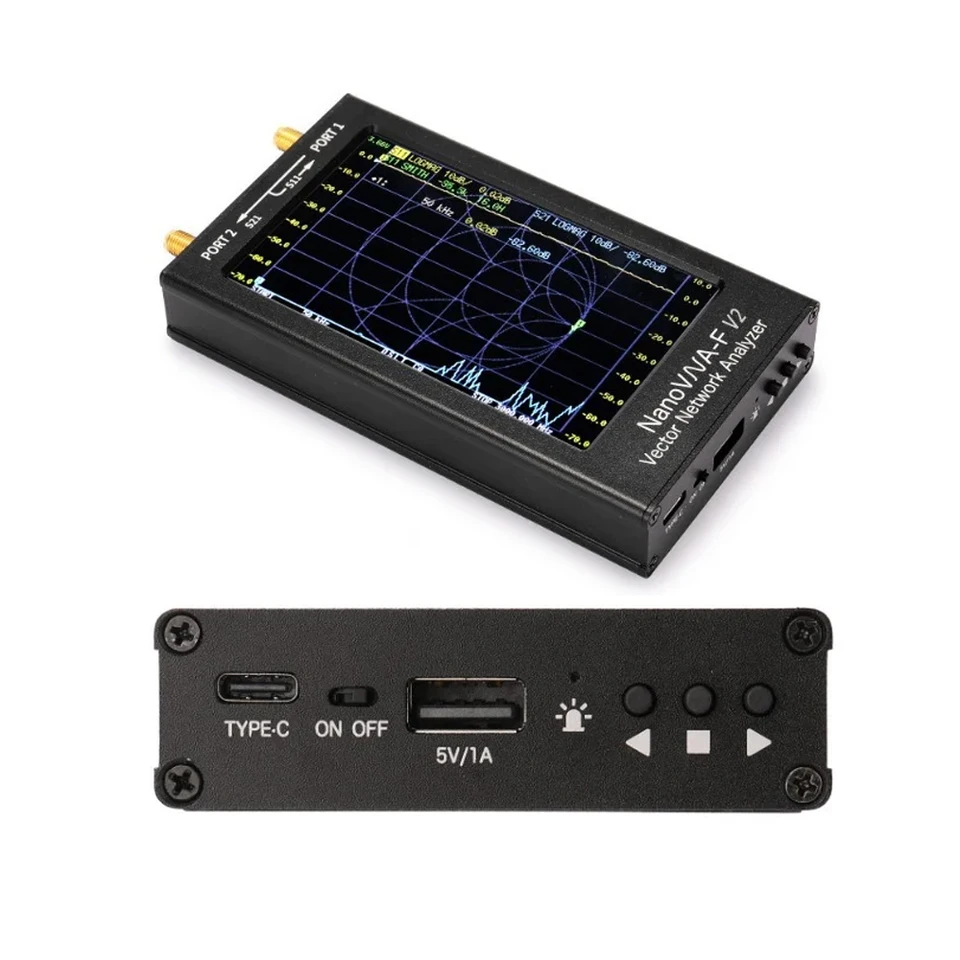 50KHz-3GHz Vector Network Analyzer NanoVNA-F V2 Antenna Analyzer