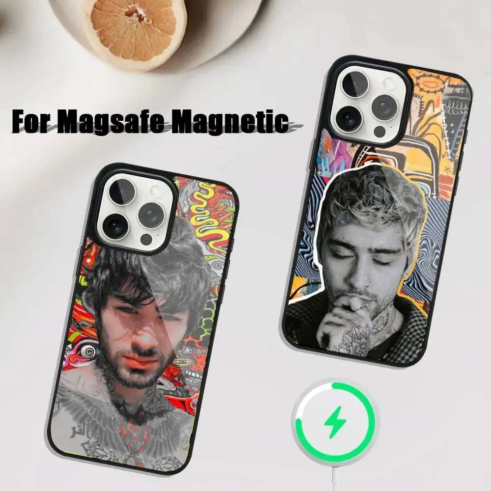

Singer Zayn Malik Phone Case For iPhone 16,15,14,13,12,11,Plus,Pro,Max Mini Magsafe Magnetic Wireless Charging