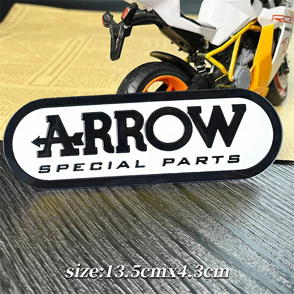 For Arrow Exhaust Logo Stickers Motorcycle Accessories DB Killer Escape BMW Kawasaki Honda Triumph Aprilia Ducati Benelli Yamaha