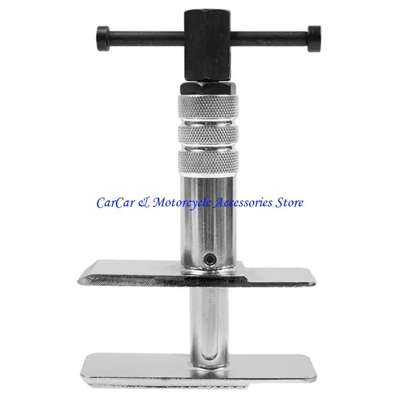 

G5AD Motorcycle Brake Piston Caliper Compression Tool Heavy Duty Iron Construction Non Slip Handle Quick Installation Design