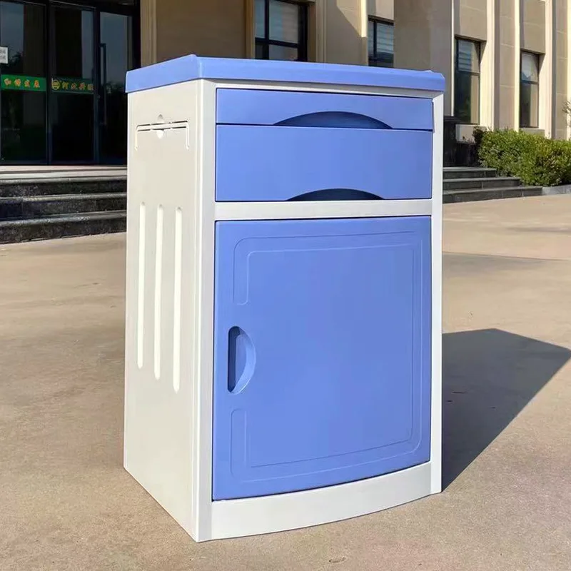Hospital ABS bedside table Ward Nursing home Clinic Thickened mobile inpatient department with wheel bedside table