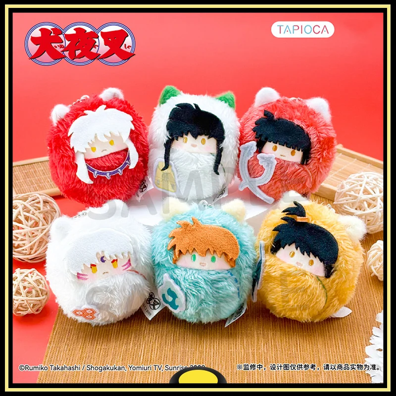 Inuyasha Figures Doll Peripheral Products Kagome Kikyo Sesshoumaru Rin Q-version Cute Doll Toys Palm Zoo Series ORIGINAL
