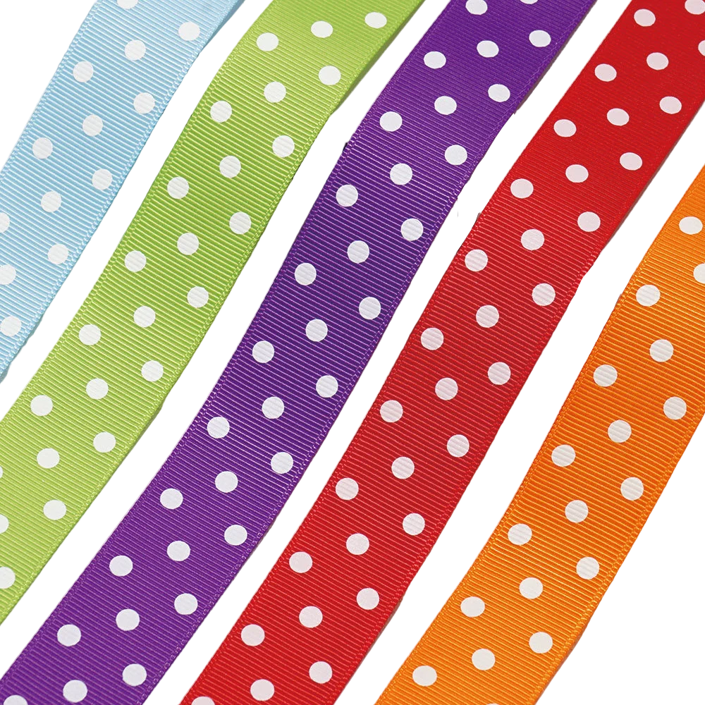 Ribbon for Hairdressing, Satin Ribbon for Decoration, DIY Bow, Handmade, Ribbed, Ribbons, 5Yard/Lot, 25mm T-003