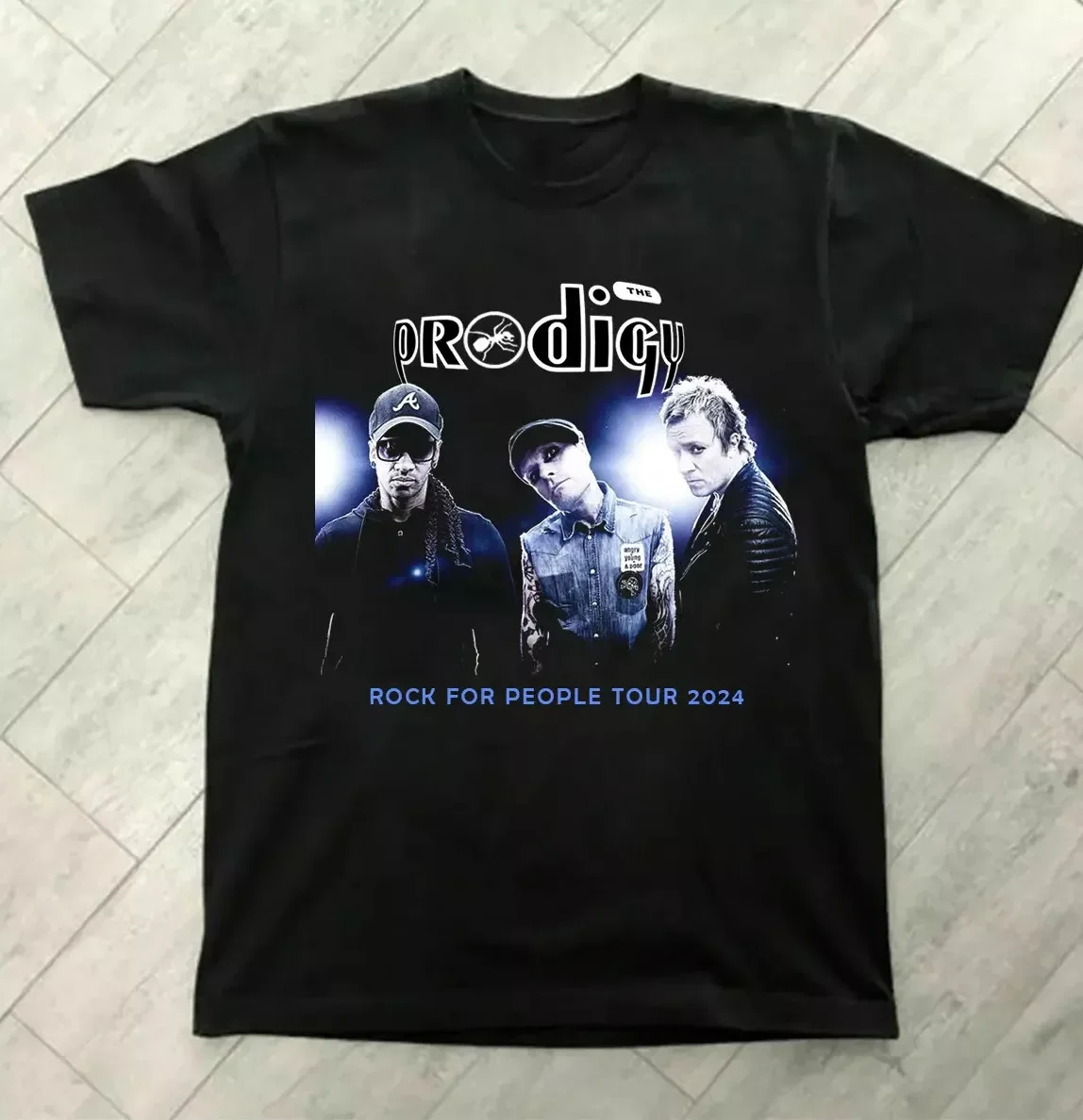 The Prodigy Band Rock for People Tour 2024 Unisex TShirt Cotton Full Size