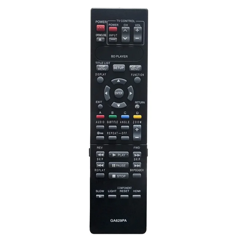 GA629PA Remote Control Replacement for Sharp Blu-Ray DVD Player BD-HP20U BD-HP20 BD-HP20X BDHP20U BDHP20 BDHP20X_A02I