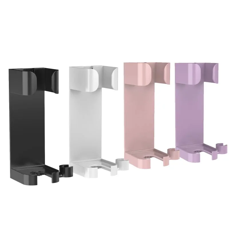 

Curling iron holder, hair dryer hanger, bathroom non perforated storage rack, wall mounted multifunctional