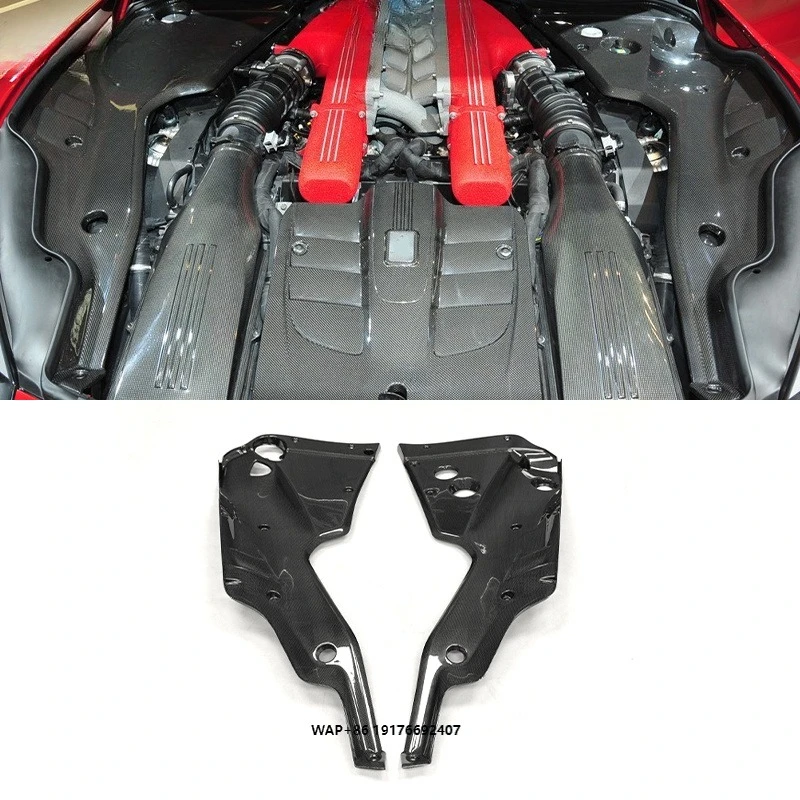 Factory Price OEM Style Dry Carbon Fiber Car Auto Parts Car Engine Interior Side Kit For F12