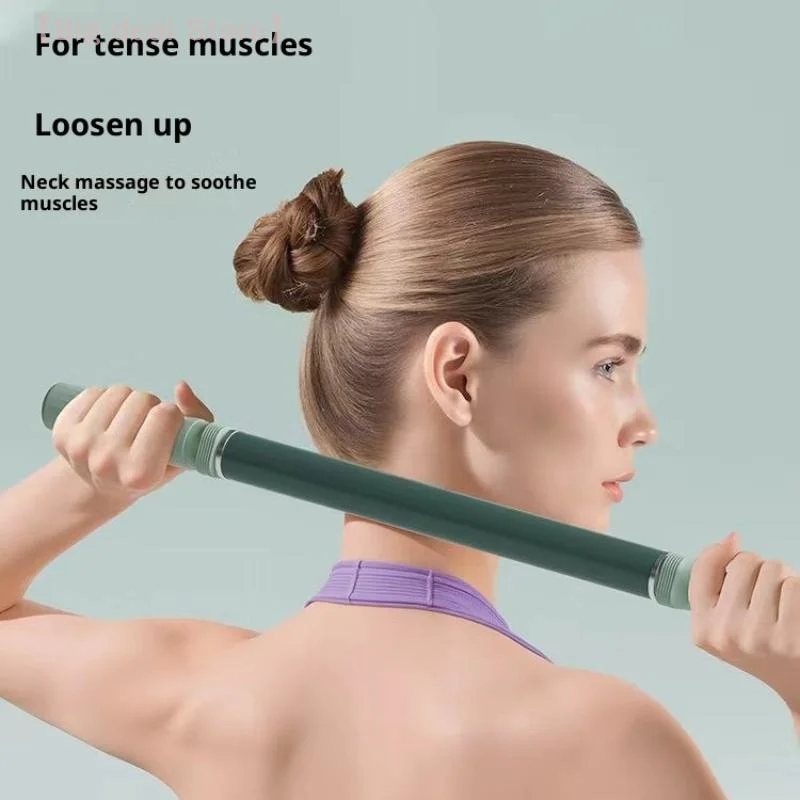 【M】عصا اليوغا لأداة استرخاء الجسم الممتدة، جهاز تدريب مريح للرياضة في الهواء الطلق والتمارين المنزلية #3