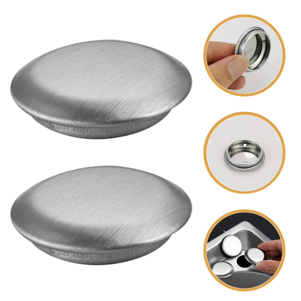 

Sink Closure Stainless Steel Hole Cover Kitchen Accessories Faucet Sealing Covers Drainer