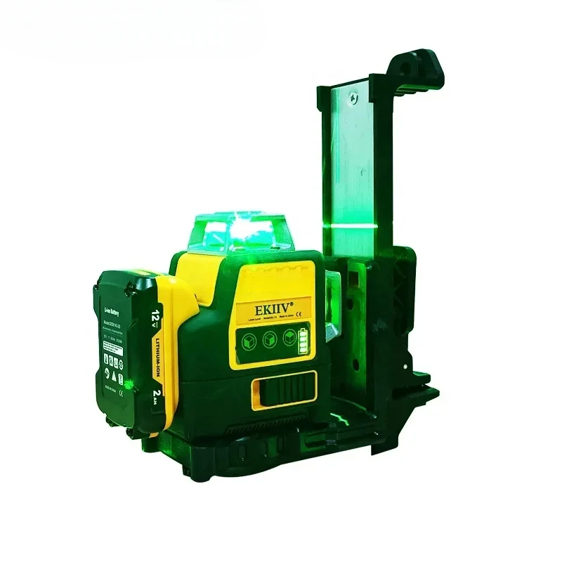 12 Line 3d Green Laser Level Self Leveling Rotary Nivel Laser 360 Degree Machine Tool Lazer Level