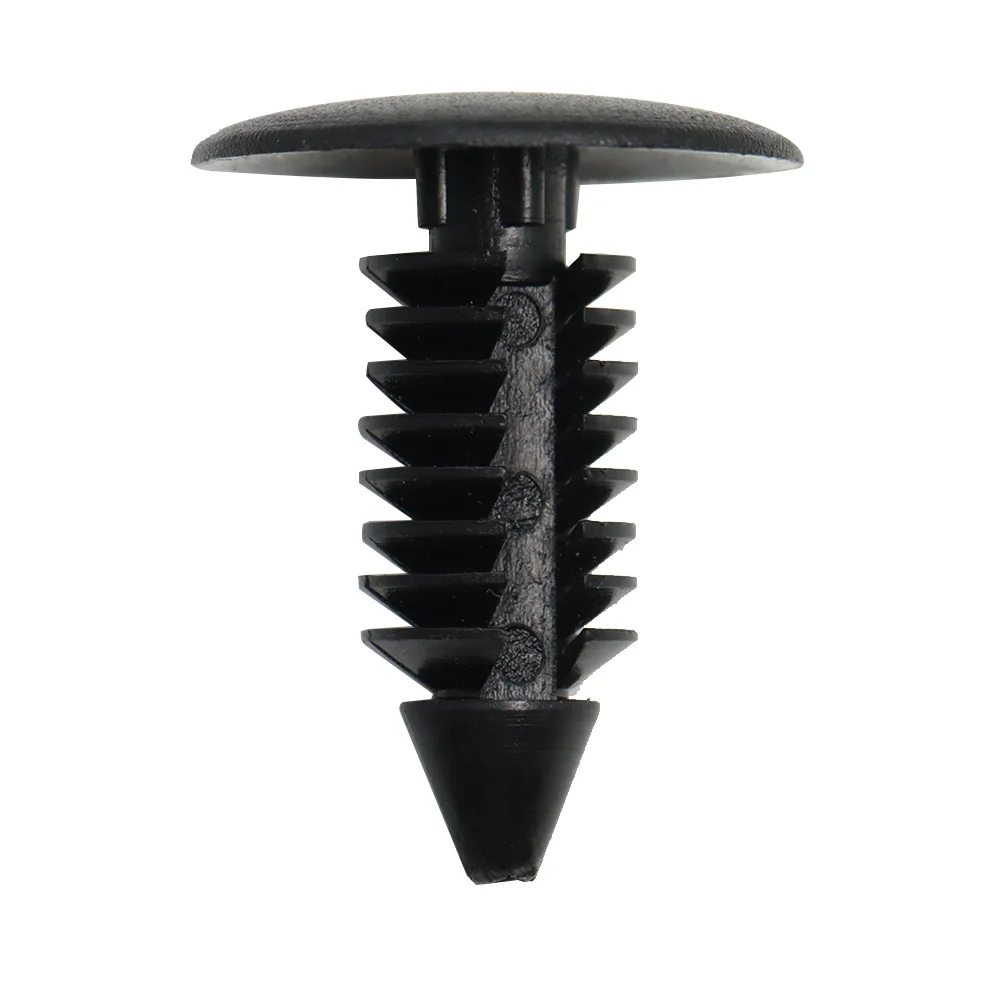 10PCS Auto Fastener Car Clips Nylon Black Plastic Rivet Fender Bumper Shield Retainer Ceiling Fasteners for GM Ford Chrysler image 5