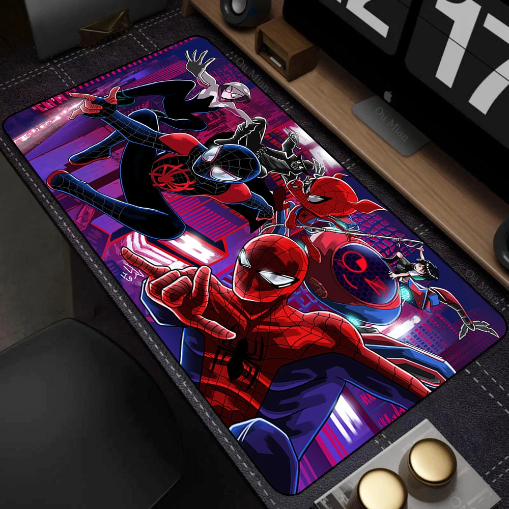 Spider-Man Mouse Pad Laptop HD Anime XXL Keyboard Pad Gamer 