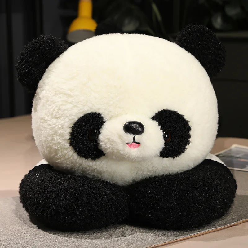 90 cm Kawaii Streak Panda Peluche Farcito Foresta Animale Morbido Orso Bambole Giocattoli Animali Cuscino Compleanno Ragazzi Ragazze Regali