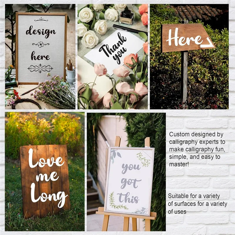 

50 шт. набор для рисования алфавита с трафаретом для каллиграфии-многоразовый шассивский трафарет с алфавитом включает в себя буквы, цифры