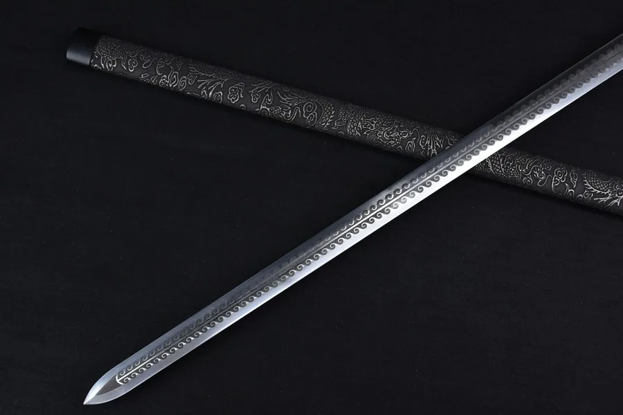 Medieval103cm Japanese samurai sword battle Preparation full tang Stainless steel katana Combat training European Knight weapons