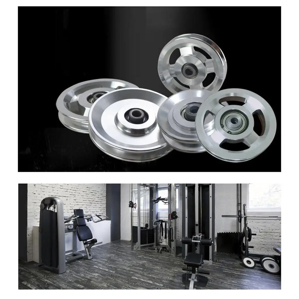 Solid Alloy Pulley Wheel Swivel Pulley U - Alloy Pulley Wheels U Groove Home